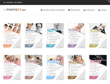 Tablet Screenshot of photo77.eu
